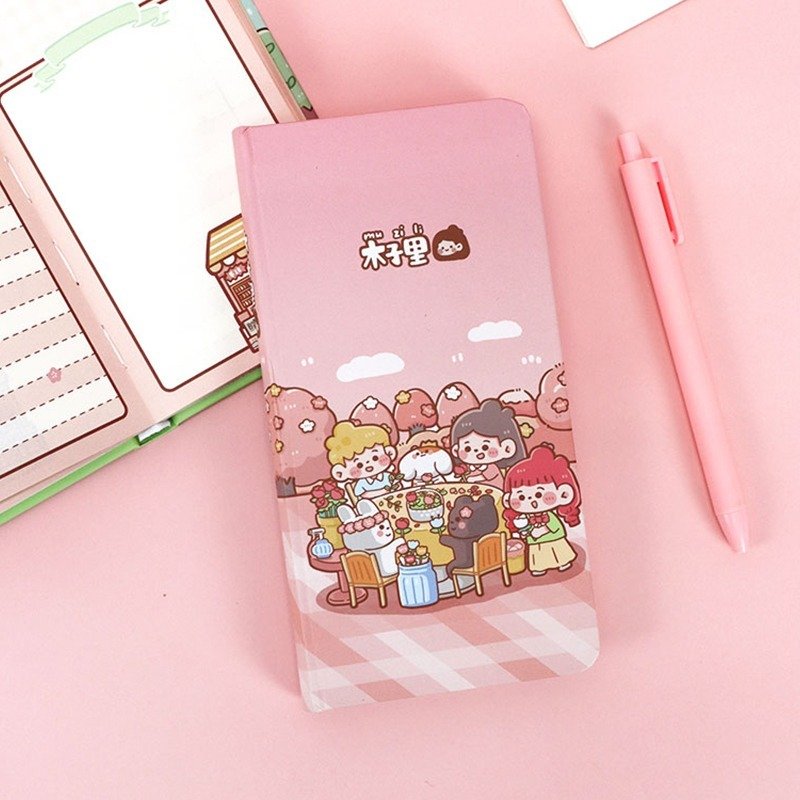 Diary Book Hardcover Journal Custom Logo Handwriting School Note Book for Students Luxury Pen Notebook hardback