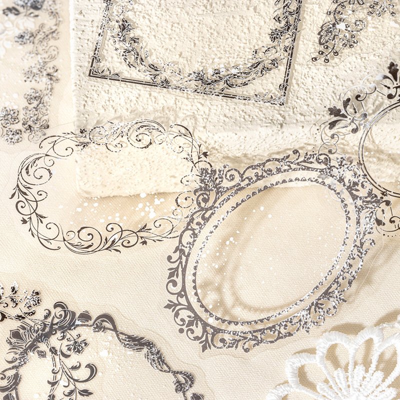 Girls PET Stickers scrapbook paper Weaving Dream Lace material stickers 20 pcs scrapbook stickers scrapbooking supplies