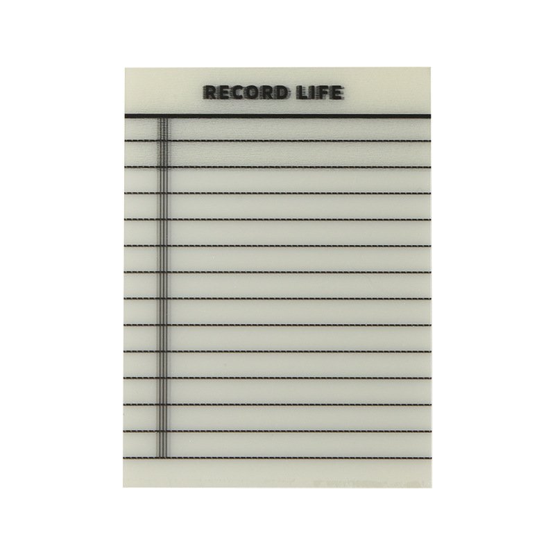 PET multi-functional translucent Posted it notes Mark Key sticky notes Plan note grid records N times of Posting logo