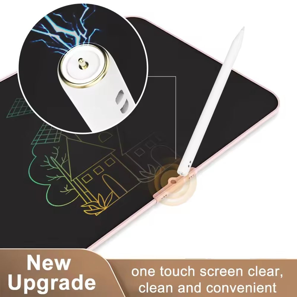 Big Size Erasable Board Graphics Kids Lcd 20 Inch Writing Pad Memo Pads Colorful Digital Lcd Graphic Writing Drawing Doodling