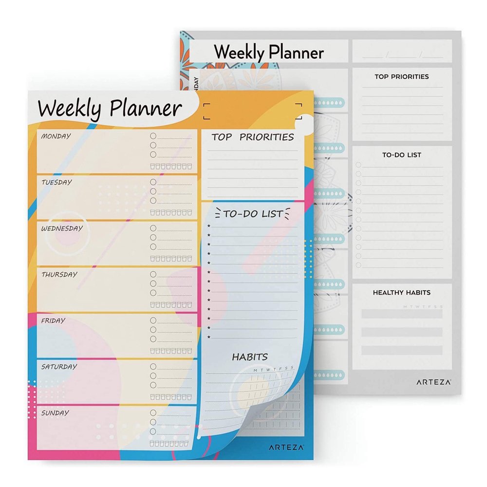 Custom 2025 Magnetic Monthly Desktop Planner Notepad