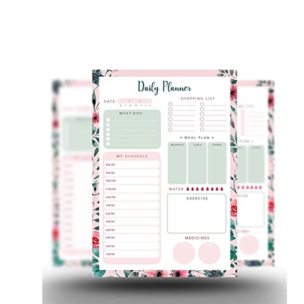 Custom 2025 Magnetic Monthly Desktop Planner Notepad