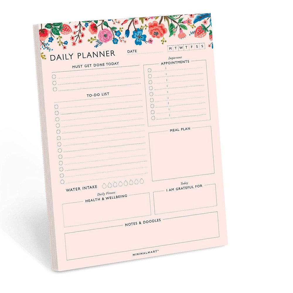 Custom 2025 Magnetic Monthly Desktop Planner Notepad