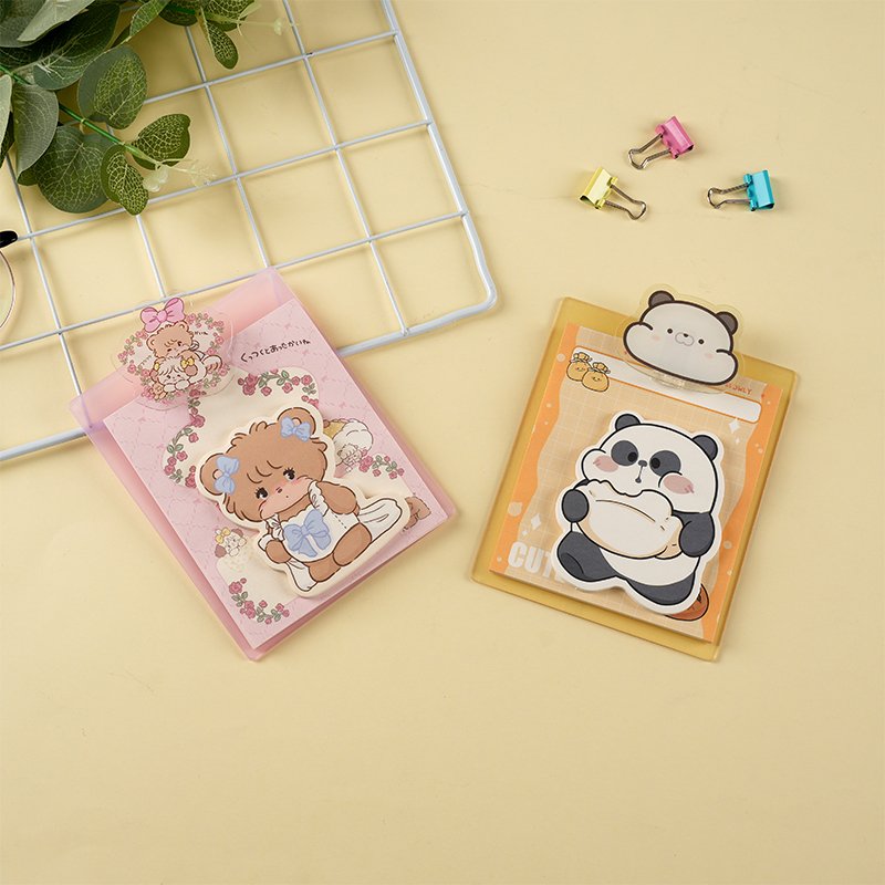 DESEN Kawaii Sticky Notepad Memo Pads Office School Stationery Adhesive Stickers Posted it Sticky Note Pad Custom