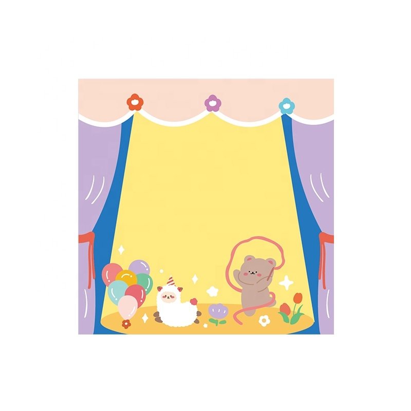 Print Clearly Sticky Note Butterfly Pattern Can Decorate Hand Ledger Book