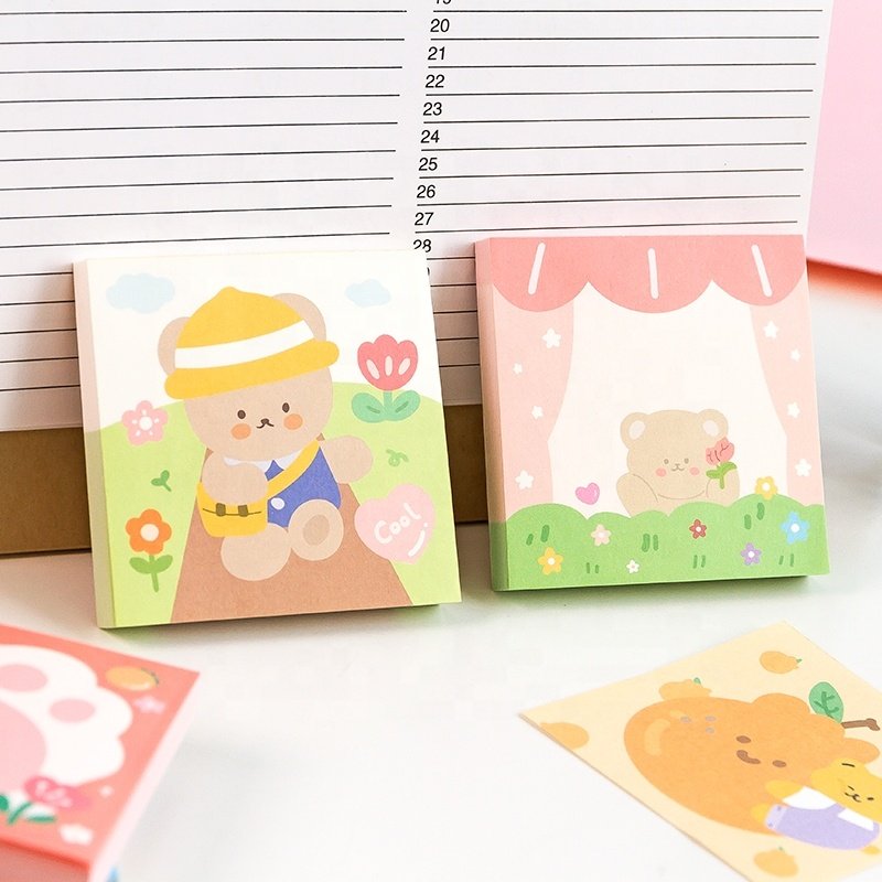 Print Clearly Sticky Note Butterfly Pattern Can Decorate Hand Ledger Book