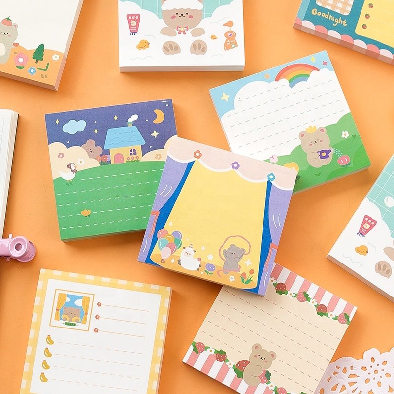 Print Clearly Sticky Note Butterfly Pattern Can Decorate Hand Ledger Book