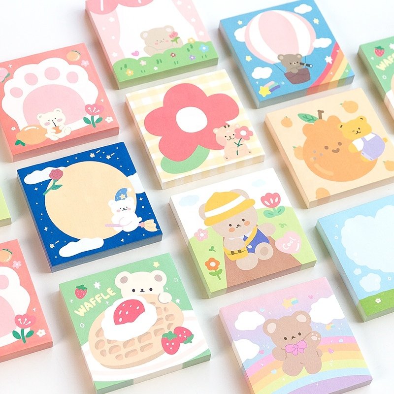 Print Clearly Sticky Note Butterfly Pattern Can Decorate Hand Ledger Book