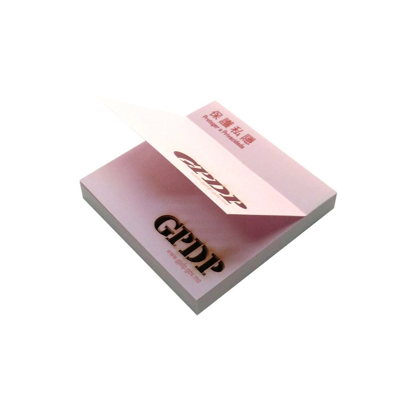 Low MOQ Custom Logo Printed Simple Fashion Lovely A4 A5 Sticky Notes Customizable Square Memo Pad For Stationery