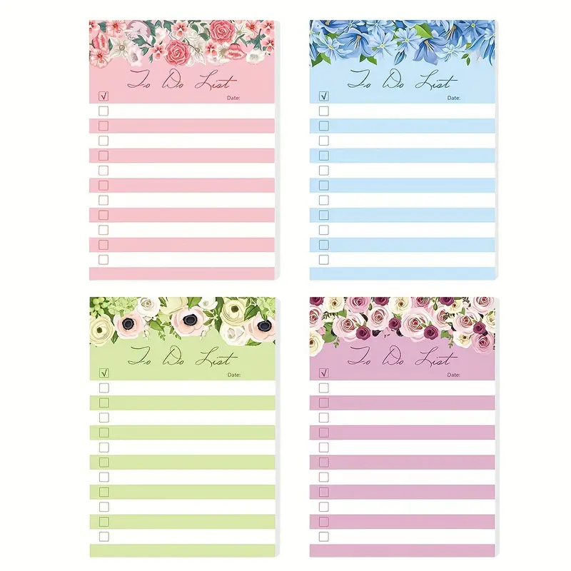 Efficient Daily Planner with Tear-Off to-Do List - Undated Checklist Notepad Organizer for Office & Wedding Planning