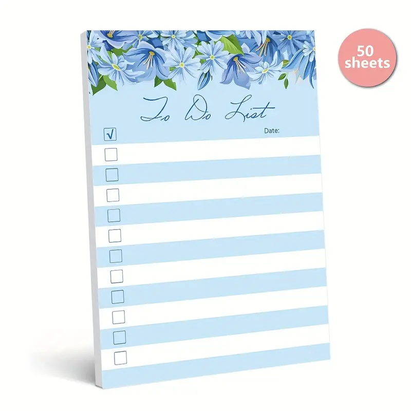 Efficient Daily Planner with Tear-Off to-Do List - Undated Checklist Notepad Organizer for Office & Wedding Planning