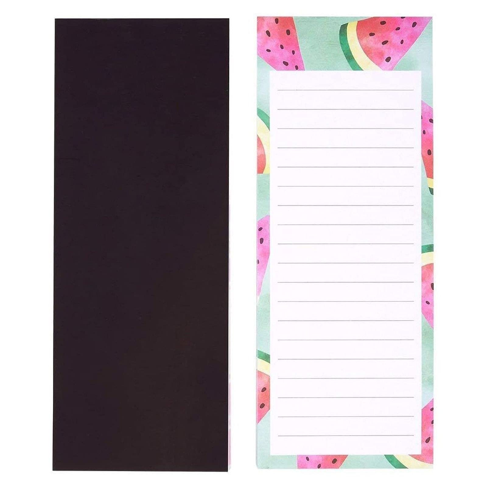 Custom Printed Floral Design Tear Off Memo Pad Magnetic Weekly Meal Planner Notepads for Fridge