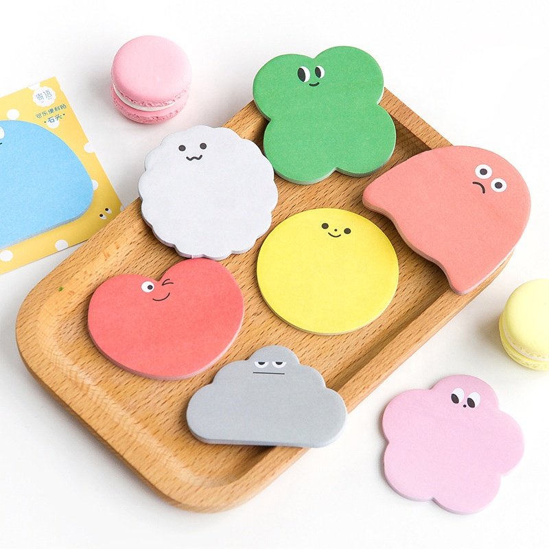 kawaii stationery kids memo pads daily note sticker 30 sheets school supplies papeleria sticky notes