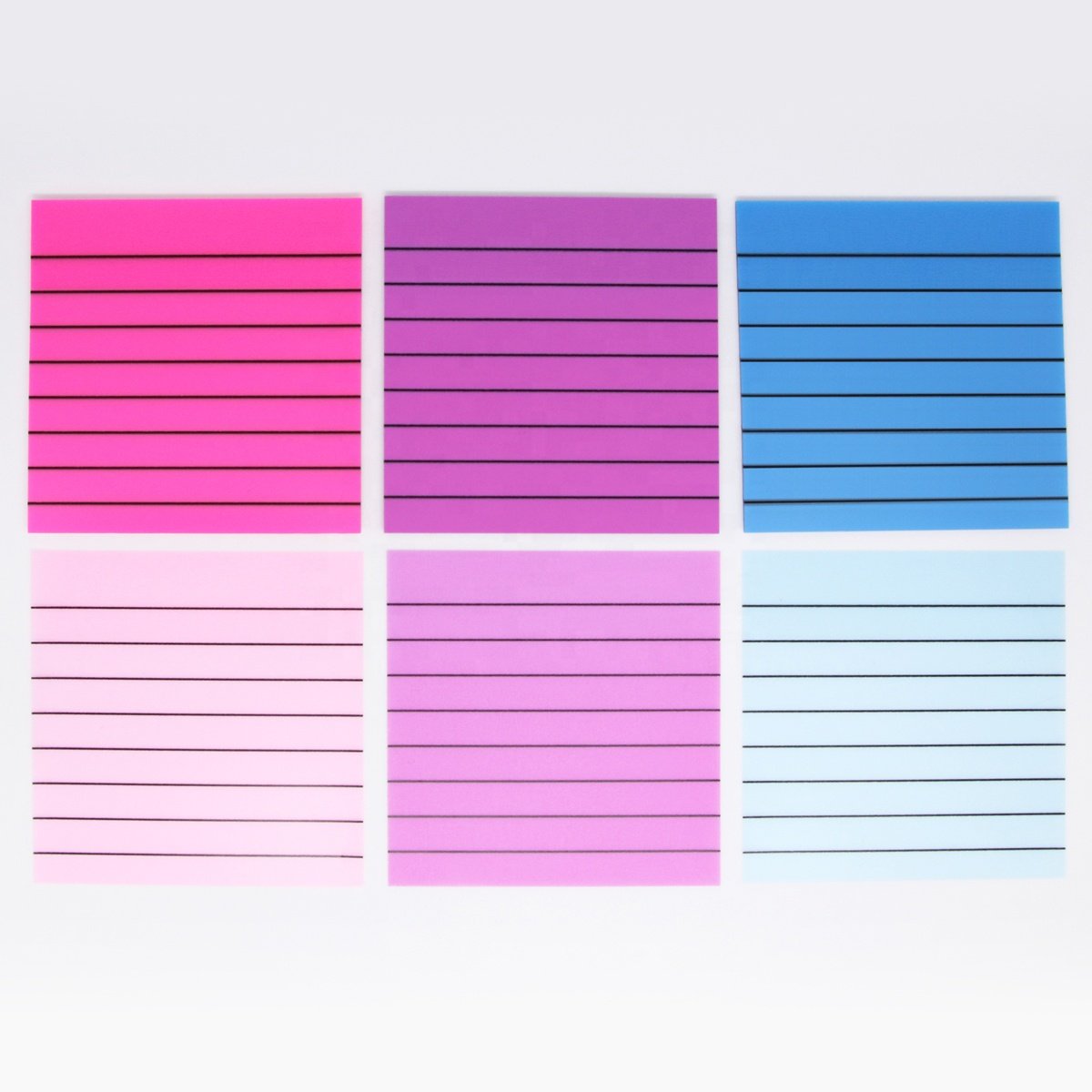 Hengxin Fluorescent Transparent Sticky Notes With Line For Study Offices Gift Good Quality Cheap