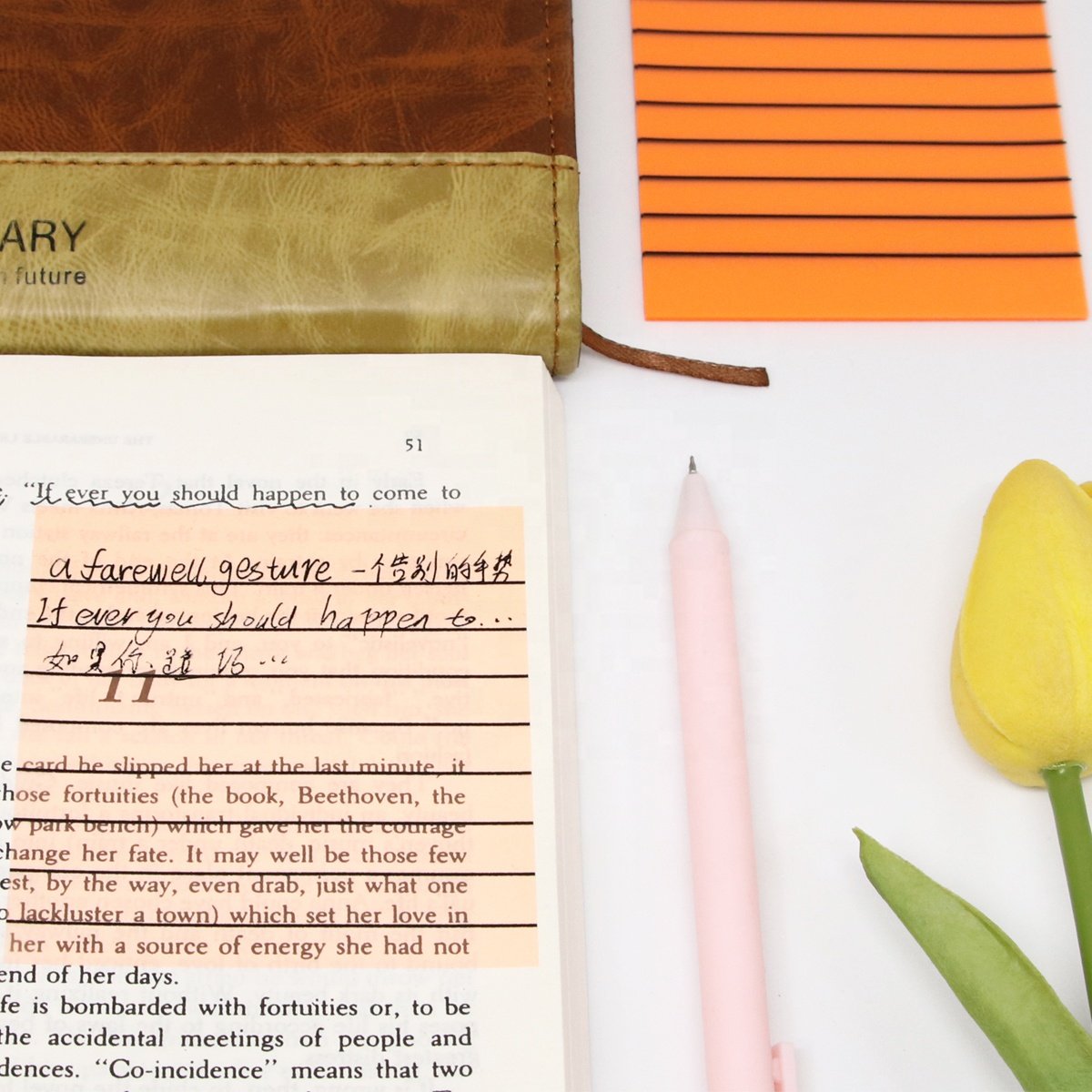 Hengxin Fluorescent Transparent Sticky Notes With Line For Study Offices Gift Good Quality Cheap