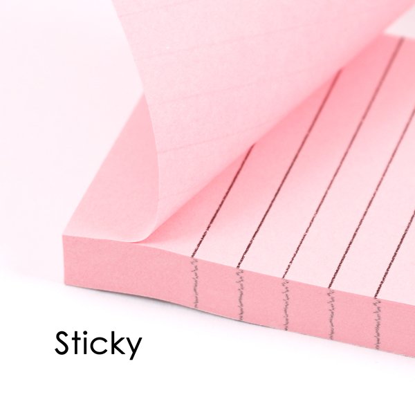 Foska stationery Custom 4 x 6 inches Each To Do List Sticky Notes Memo Pad Lined Memo Pad Kraft Sticky Notes for Office School