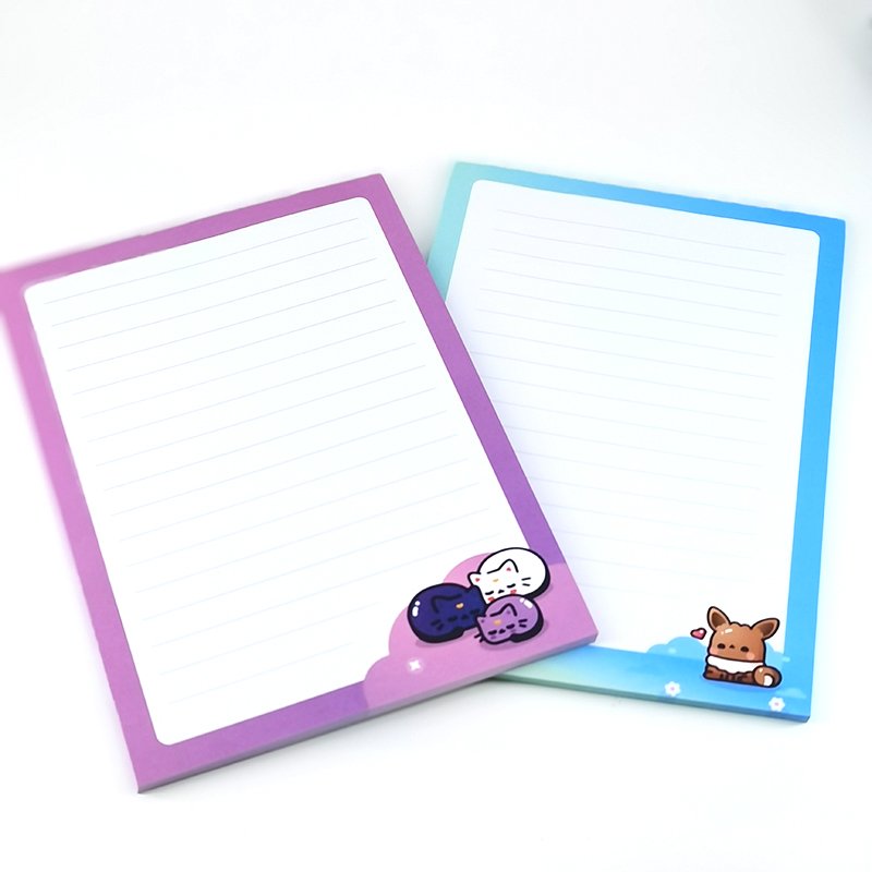 animal shape vintage cube note cute kawaii custom memo pad