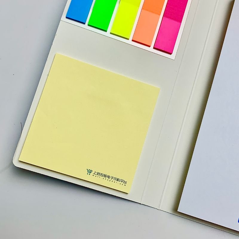 Customizable Business Notebooks Spiral Lined Notepad Set And Sticky Notes