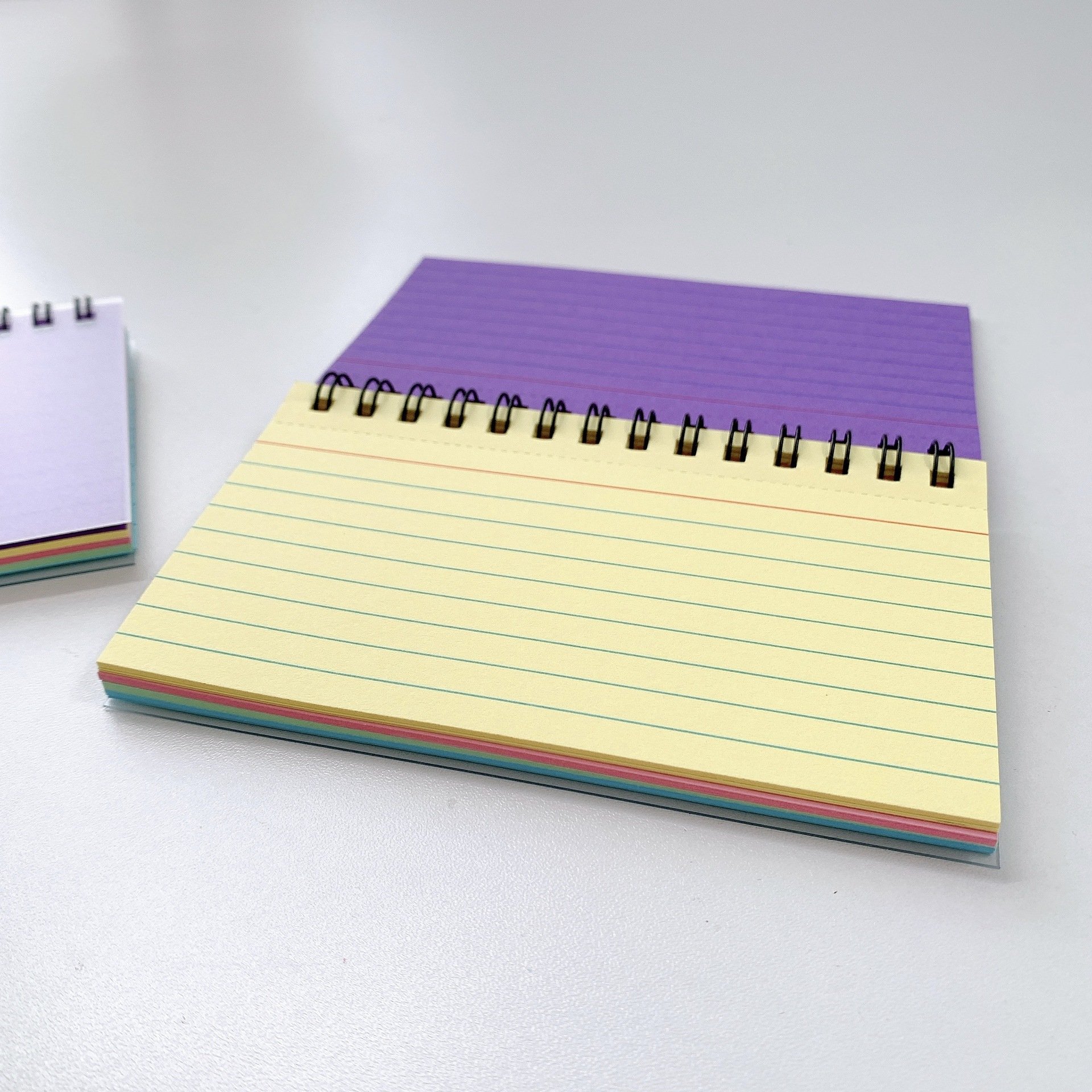 Creative colored office school spiral note pad personalized customize notebook 50 sheets of line paper stationery supplies