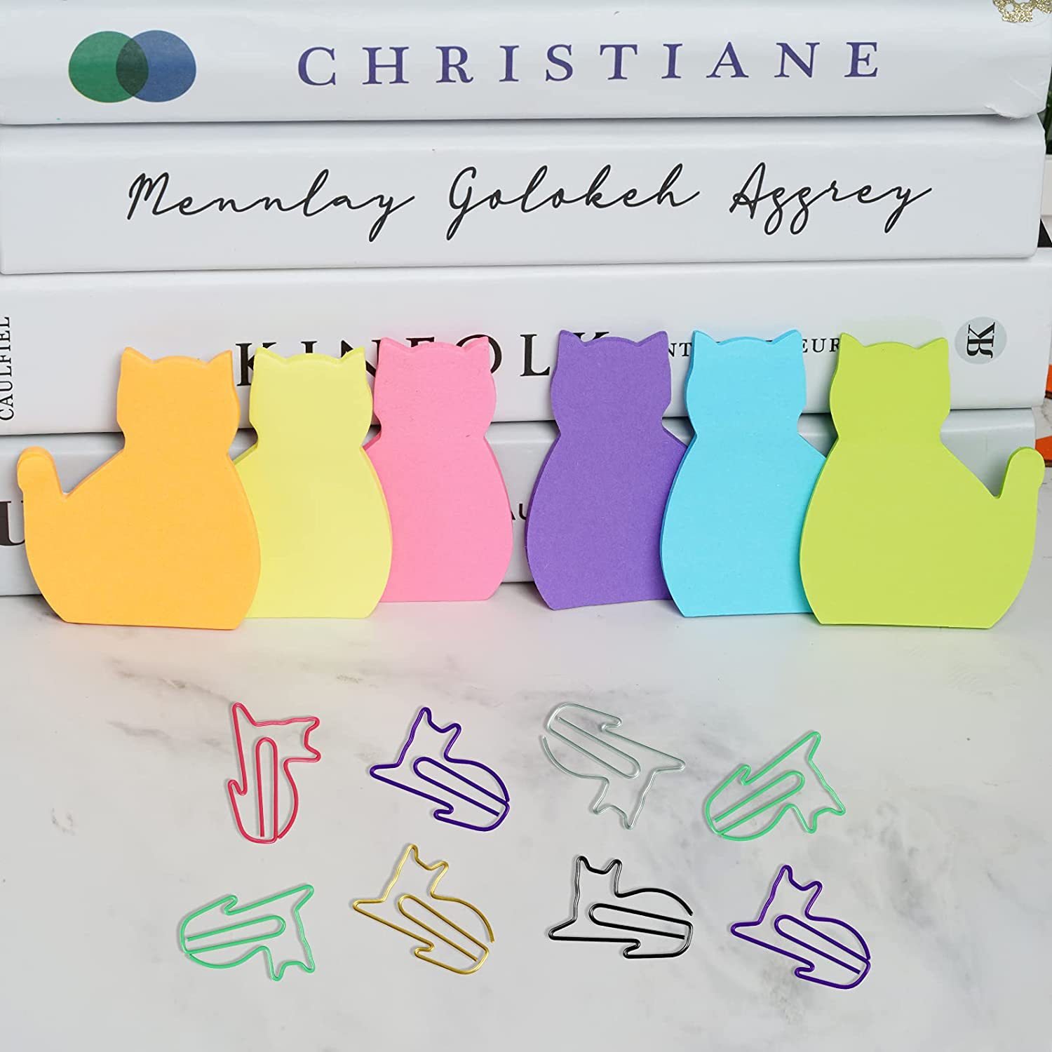 Creative Cat-Shaped Magnetic & Self-Adhesive Notepad Personalized Planning Memo Pad for School & Promotion Paper Material