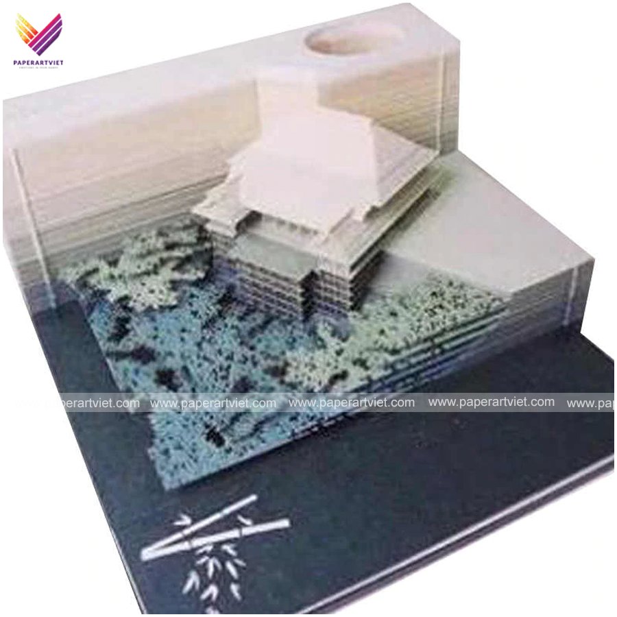 Note Pop up Paper Souvenir Gift Stationery Office Love Architecture Building Piano Best Seller 2020 3D Memo Pads