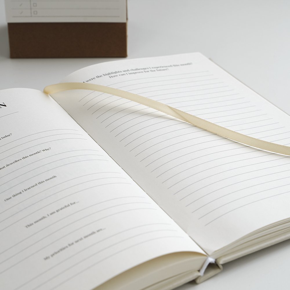 Custom Printed A5 Linen Cover Hardcover Journal Notepads With Dotted Grid Blank Lined Personal Pages For Gift