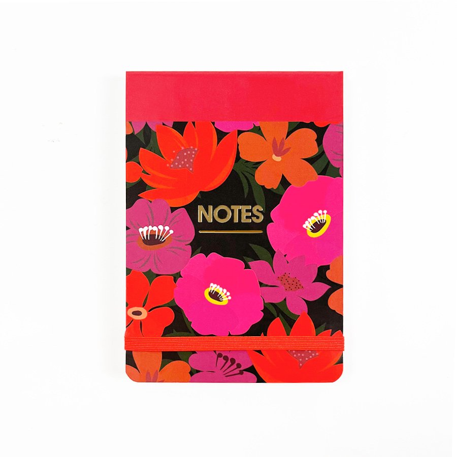 Custom Tear off To Do List Memo Notes Pad Printing Red Floral Memo Pad Custom Print With Customize Logo