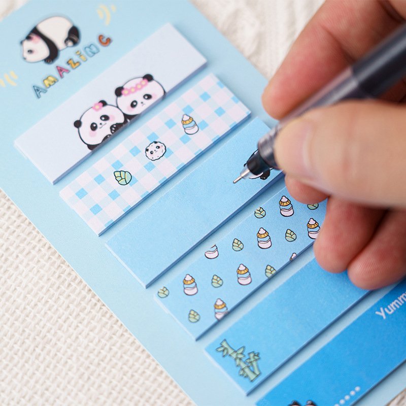 Wholesale Custom Printed Die Cut Paper Memo Pad Single-Sided Sticky Note Notepads for Packing and Wrapping