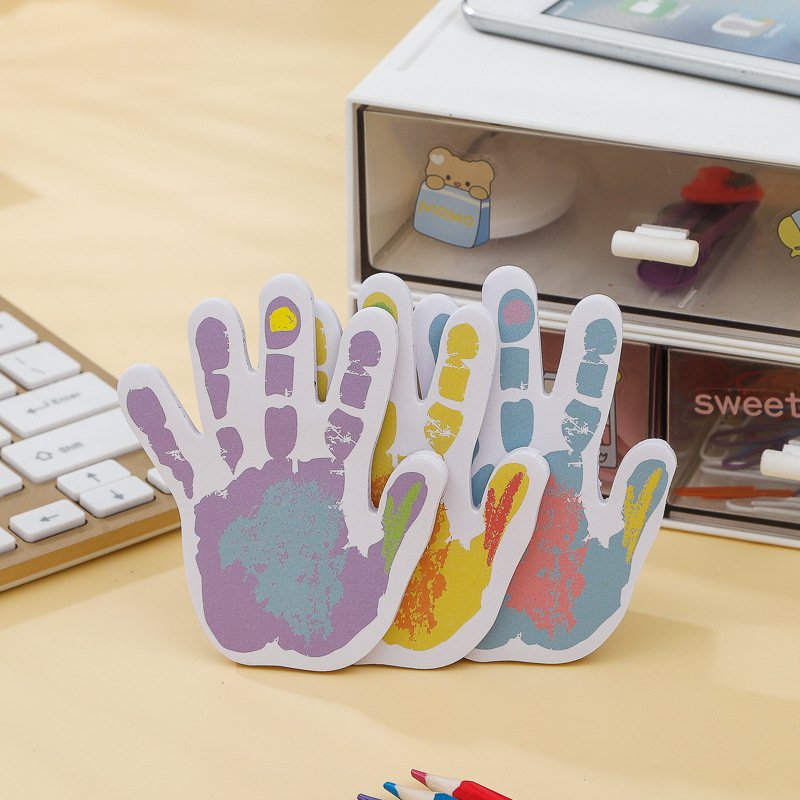 Your Own Design High Quality Factory Price Die Cut Gradient Kids Sticky Notes Kawaii Products Eco Friendly Hotel Notepad Blocks