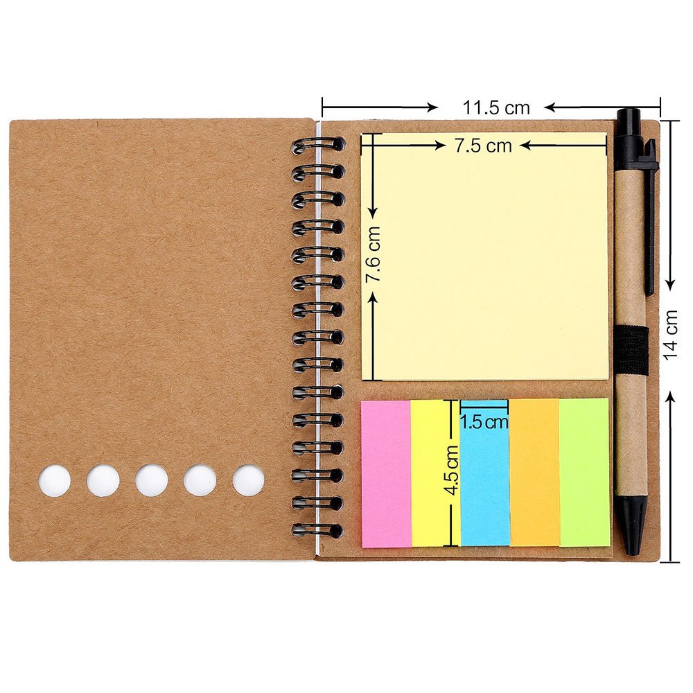 Self-adhesive Pen To Do List Notepad Book Of Sticky Note Book With Notebook A5