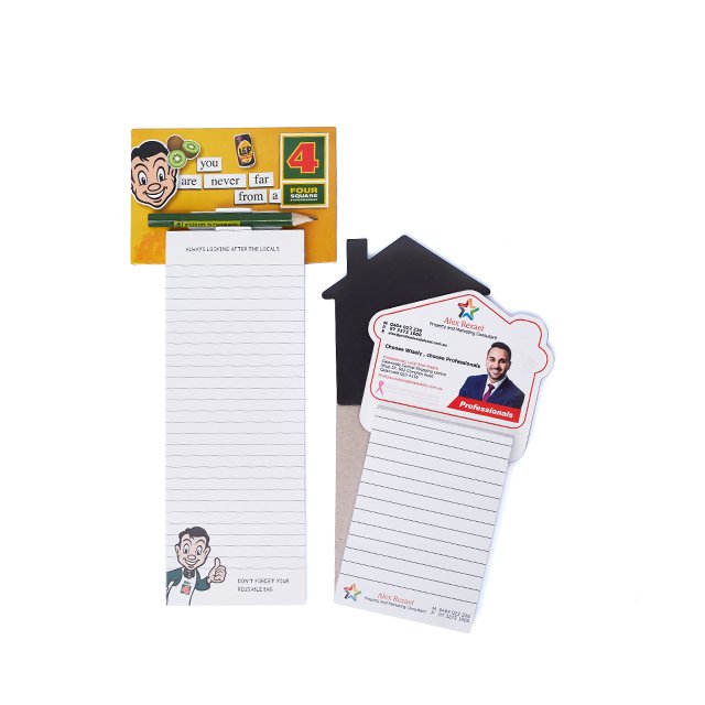 Self-Adhesive to do list tear off Fridge Magnet Notepad Colored Paper Magnetic Shopping List for Fridge for Promotions