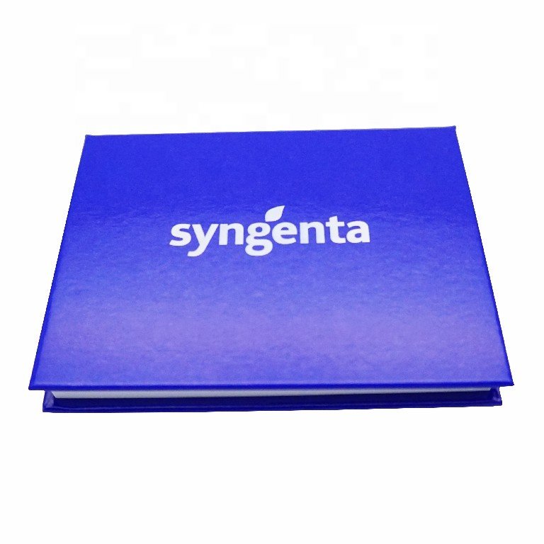 254 Blue Assorated sticky note books-custom print on the cover
