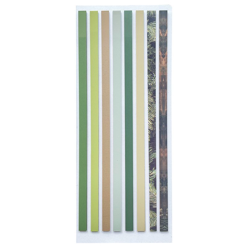 PET Morandi Colors Clear Index Flag Tabs Transparent Page Marker Bookmarks PET Memo Stickers