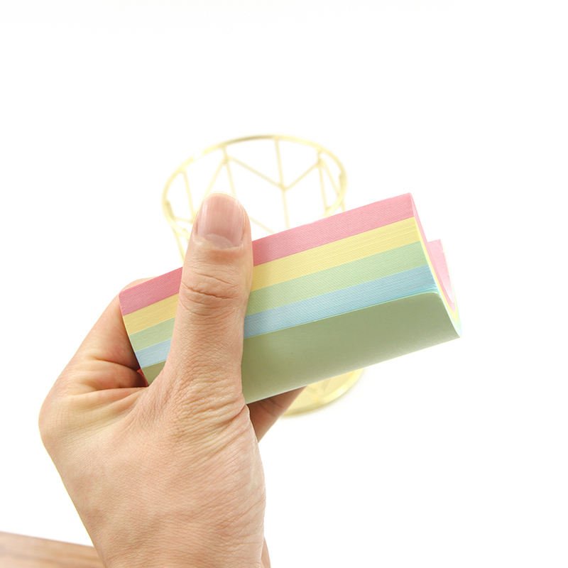 Note Pad 5 colors office Paper Stickers index Posted Sticky Custom Memo Pad Sticky Notes