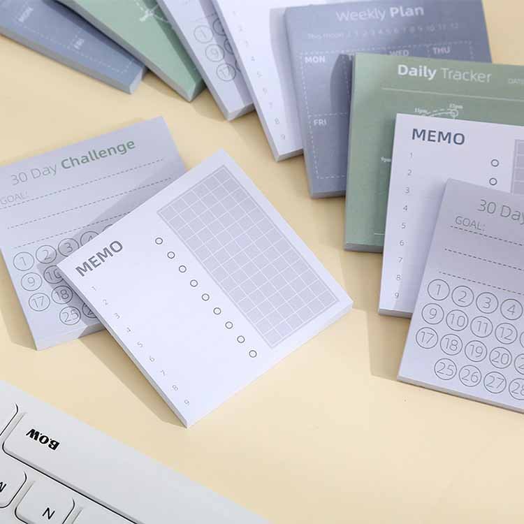 Wholesale Office School Stationery Supplies Portable Notebook Mini Sticky Notes Cartoon Memo Pad