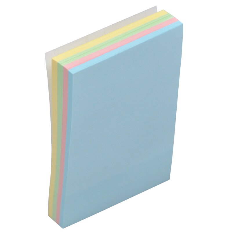 TANGO Office 4-Color Convenience Note Paper 76*101mm Notes Stickers Notebook Memo Message Book 100 Sheets/Pack Notes