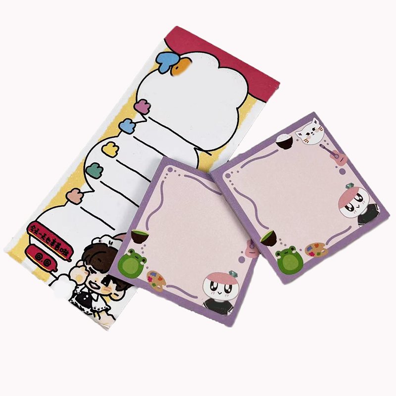 high quality office supplies custom colorful school memo pad cute sticky notes