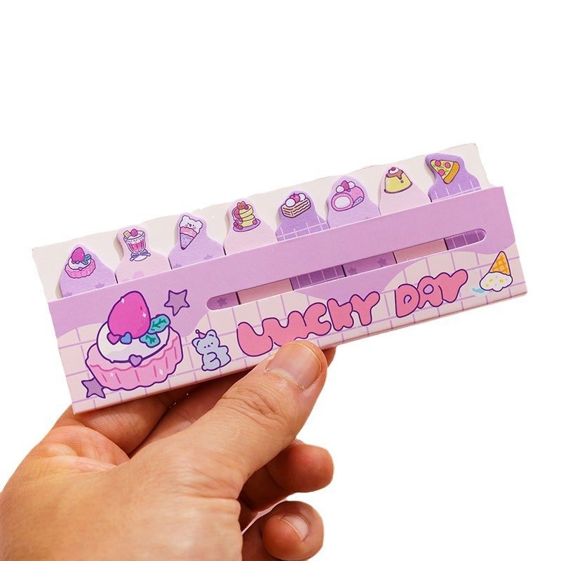 Cartoon Animal Sorting Station Convenience Sticker Learning Memo Notebook Cute Girl Index Sticker Student Learning Supplies