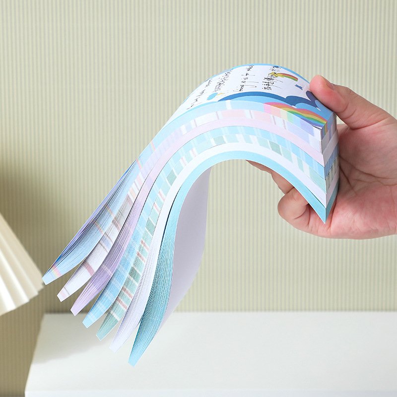 Wholesale To Do List Cute Custom Logo Sticky Notes Pad Manufacturer Tear Off 50 Sheets Memo Pad
