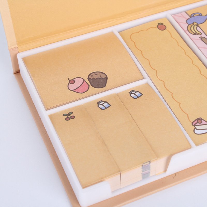 Rectangle Open Stationery Custom Logo Printing Sticky Notes Custom Paper Memo Pad For School Office