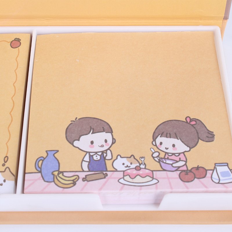 Rectangle Open Stationery Custom Logo Printing Sticky Notes Custom Paper Memo Pad For School Office