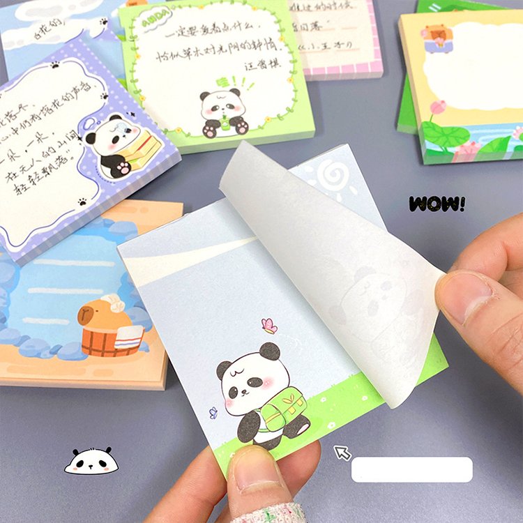 Wholesale Fashion Cartoon Self-Stick Memo Pads Paper Creative Thickened Shaped Sticky Note For Children