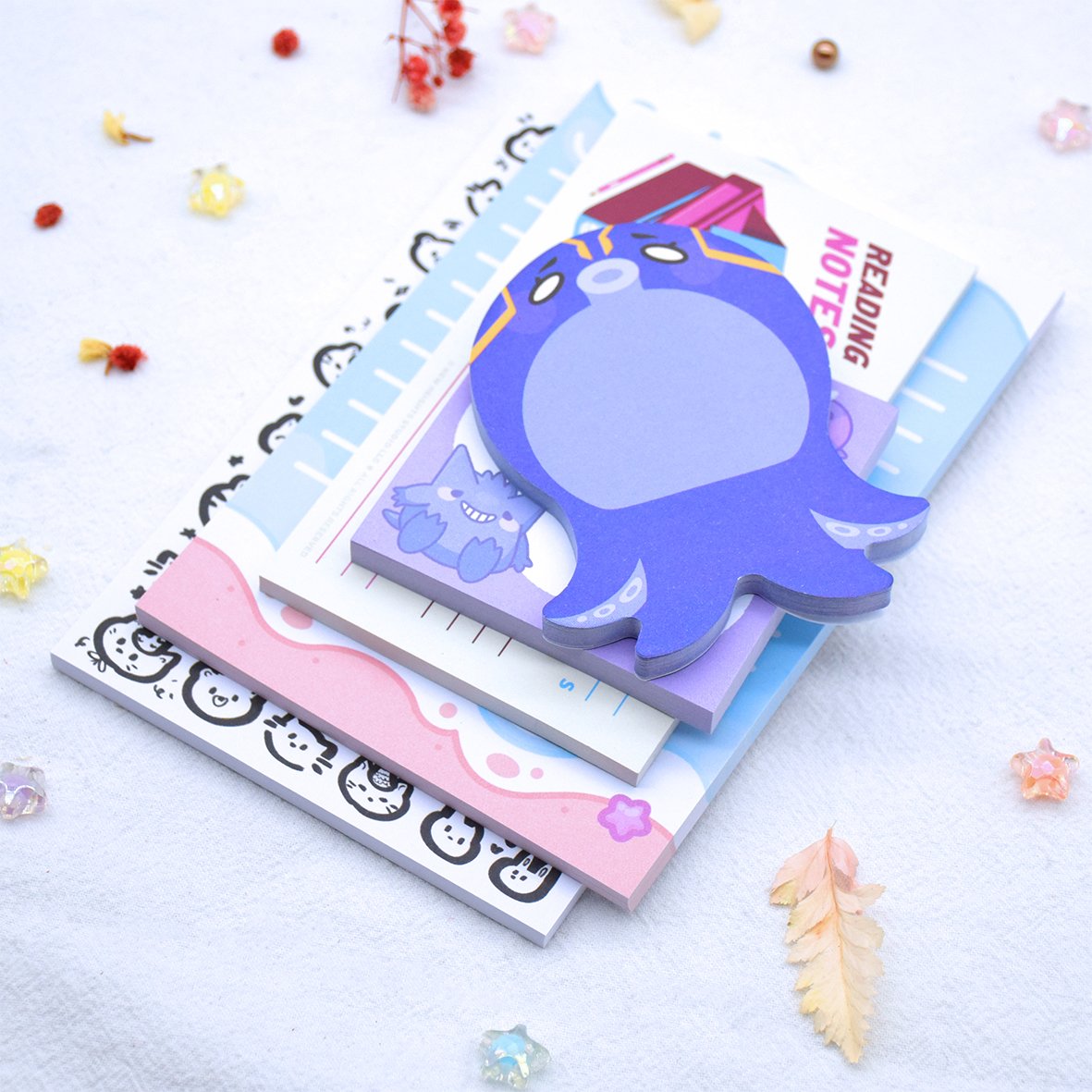 custom shape low moq sticky note memo pad