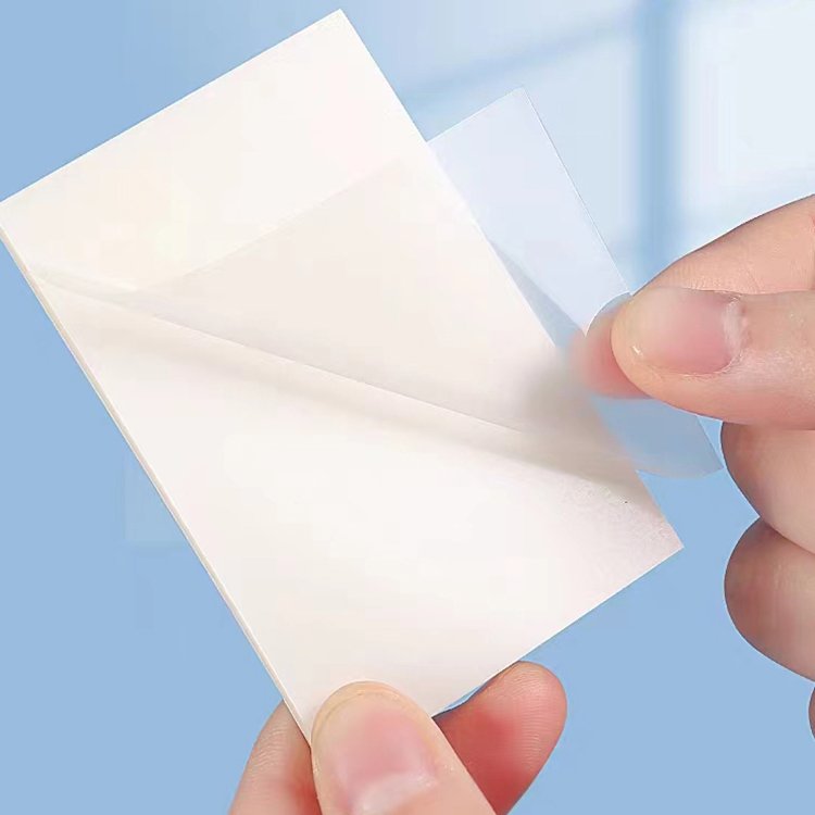 Sticky Notes 3X3 Inches Stickers Clear Sticky Notes Transparent Recycled Translucent Vellum Sticky Note