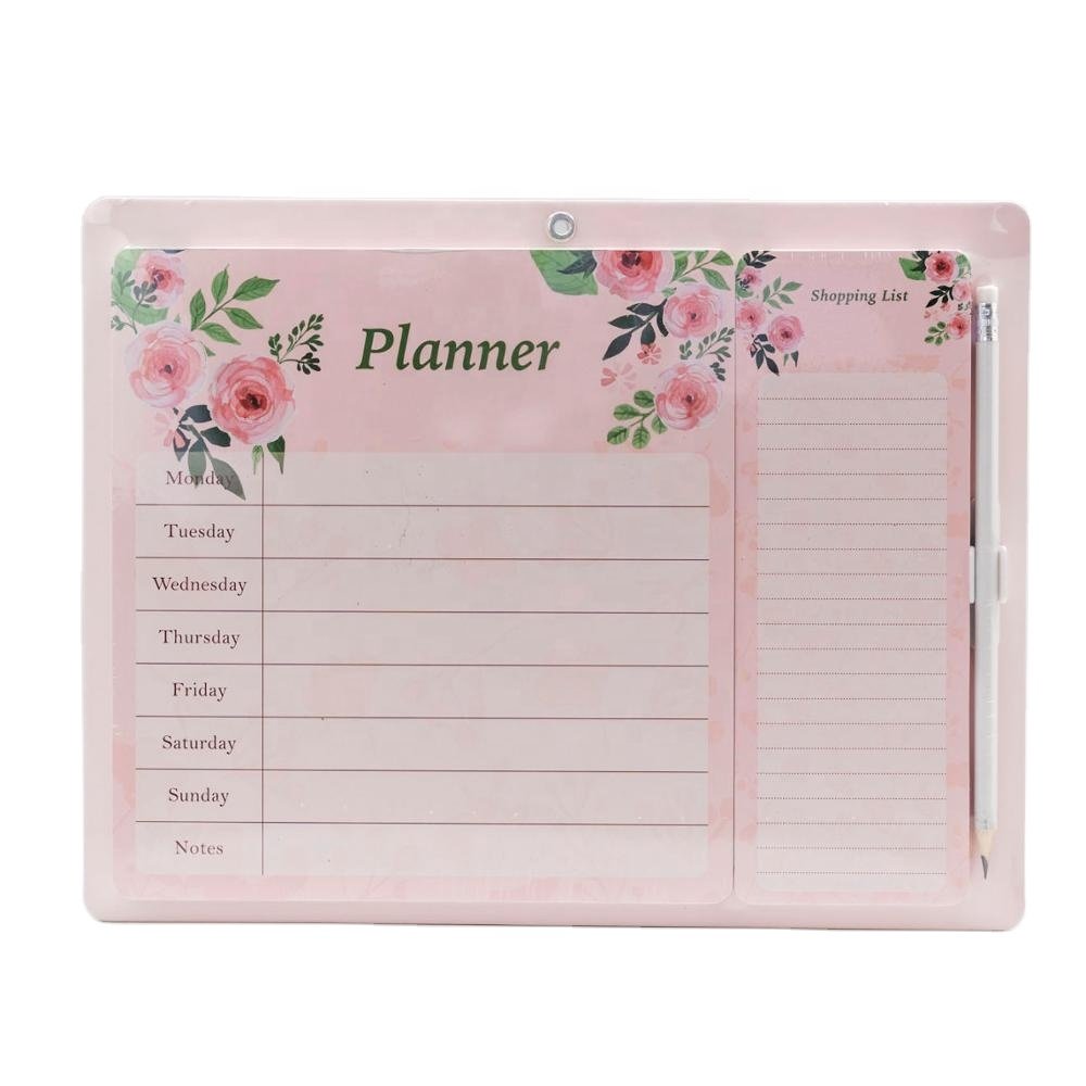 Promotional Shopping List Weekly planner Pad Record Board with pen