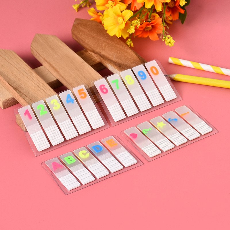 4 Sets Neon Fluorescent Sticky Note Page Markers 560pcs Colored Index Tabs for Memo Pads