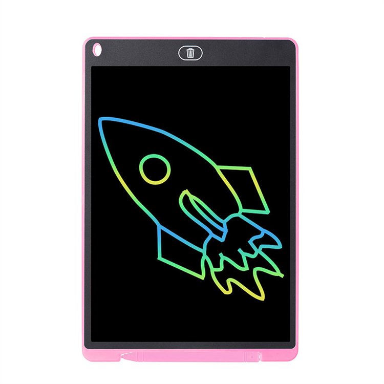 Private Label Low Price Kids Portable Memo Pad Thin cut 12 inches Children LCD Hand Drawn Board