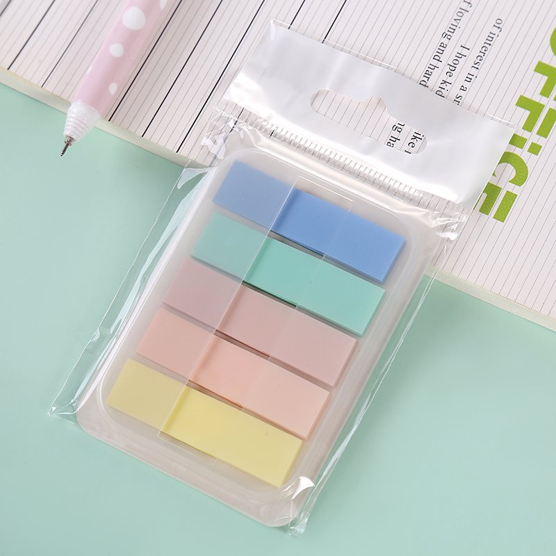 Wholesale Custom Pet Film Index Tabs Cards Colorful Pet Sticky Note to Do List Notepad School Office Supplies Memo Pads