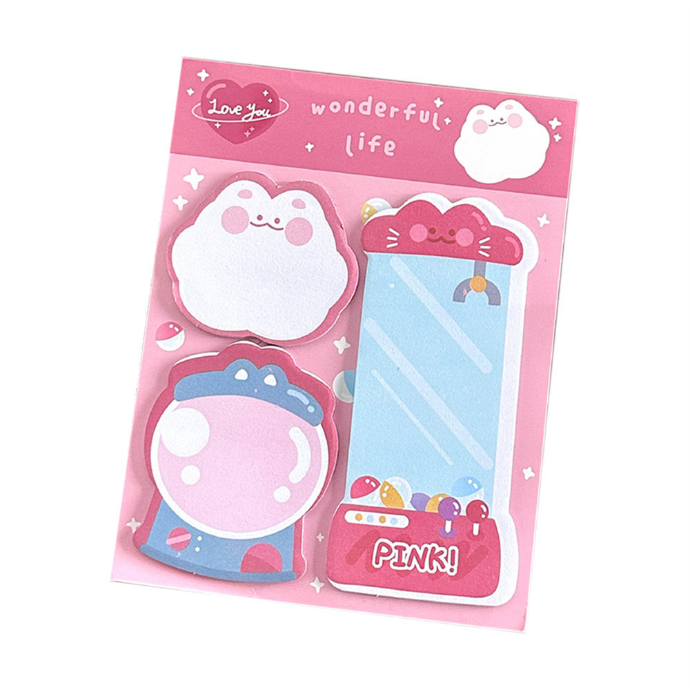 X1030-1 Cartoon Papeleria Combination Sticky Notes Kawaii Sticky Notes Memo Pads Stationary School Supplies