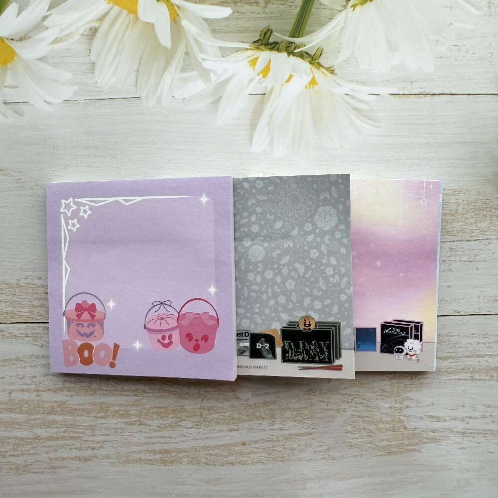 custom Kawaii Sticky Notepad Memo Pads Office School Stationery Adhesive Stickers Sticky Notes Pad